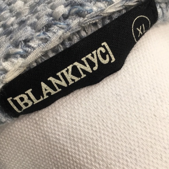 Blank NYC Gray knitted flyaway cardigan. Size XL - Picture 7 of 9